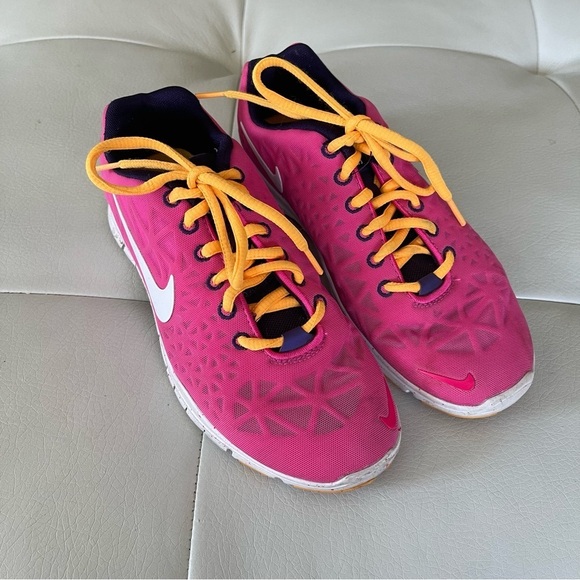 Nike Free Tri Fit 3 Pink and orange size 6 - Picture 1 of 12